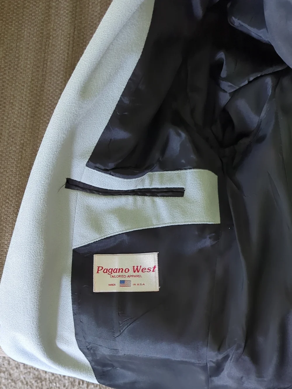 Vintage Pagano West Gray Western Blazer Jacket